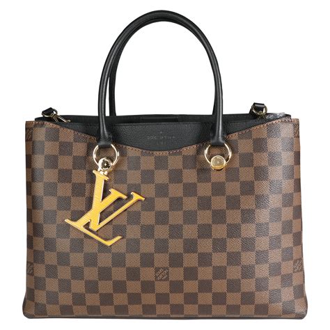 black lv bag tote|louis vuitton black checkered bag.